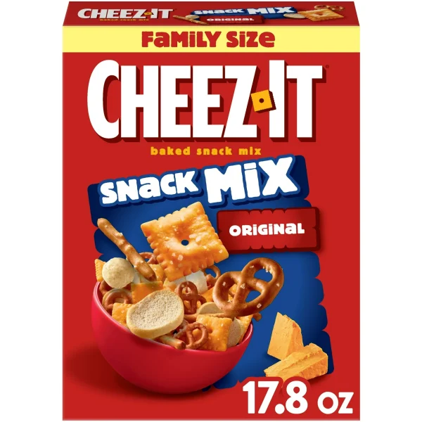 Cheez-It Original Snack Mix, Lunch Snacks, 17.8 oz - Image 6