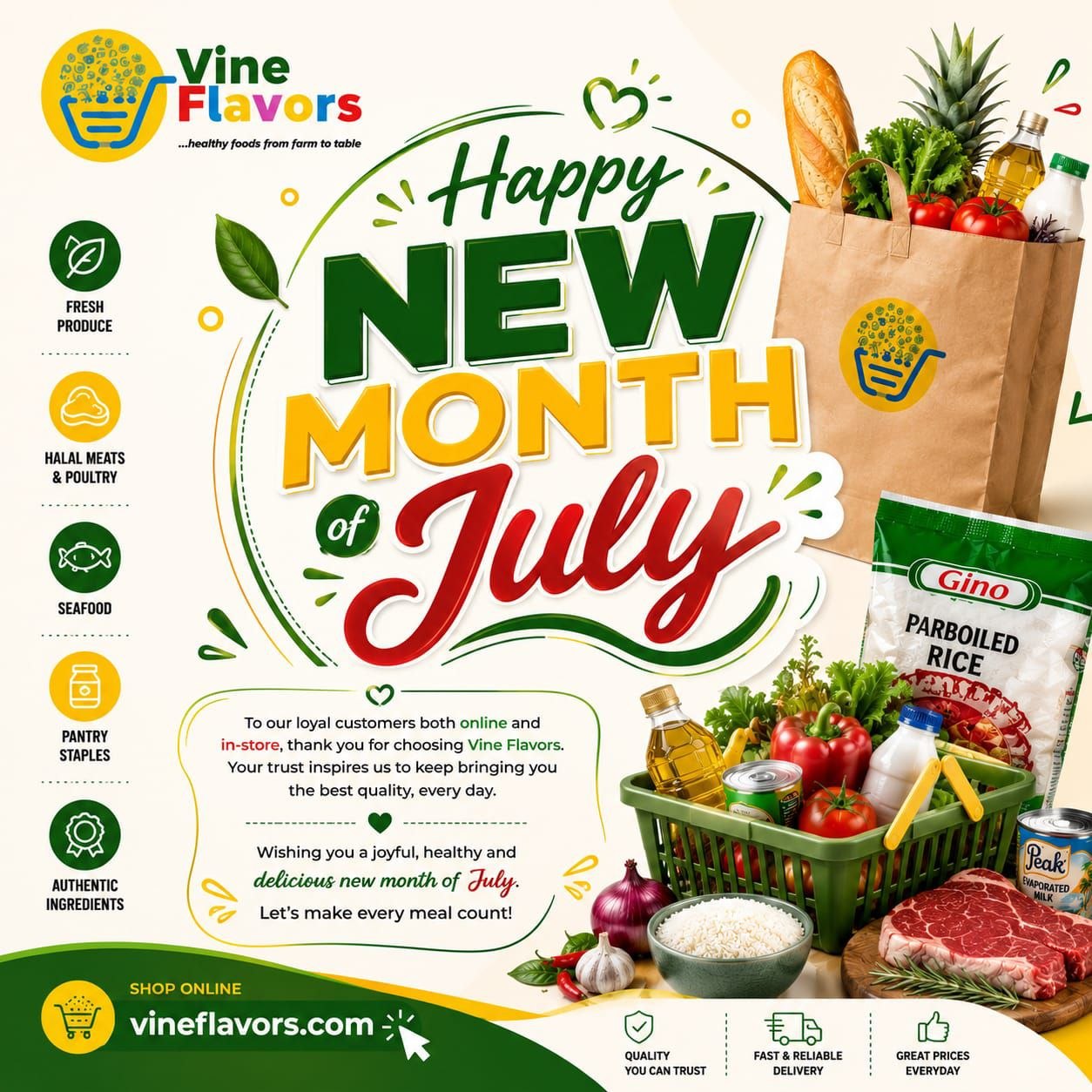New Month Specials