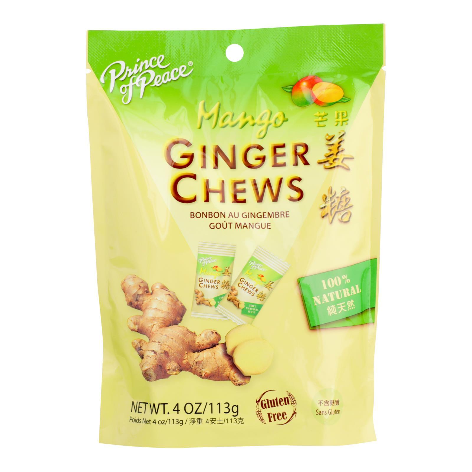 POP Ginger Chews Mango 4oz