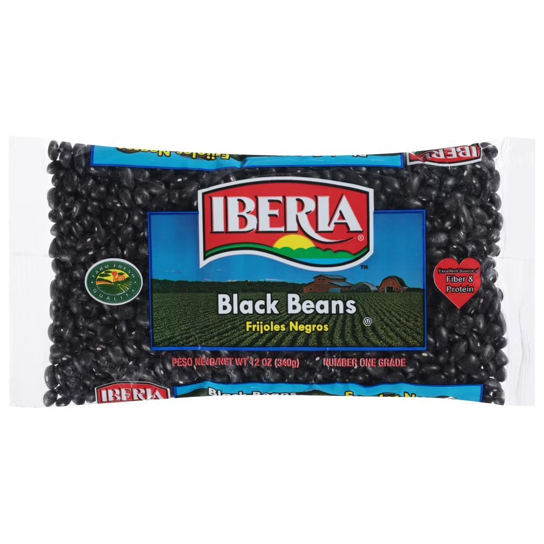 Iberia Dry Black Beans - 12oz
