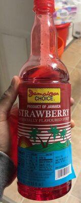 Jamaican Choice Strawberry Syrup, 25.5 fl oz