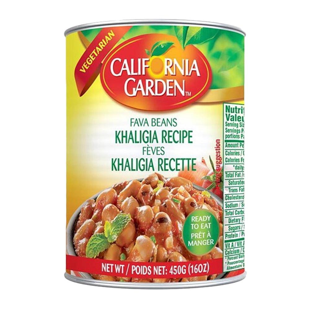 California Garden Fava Beans Khaligia Recipe 16oz
