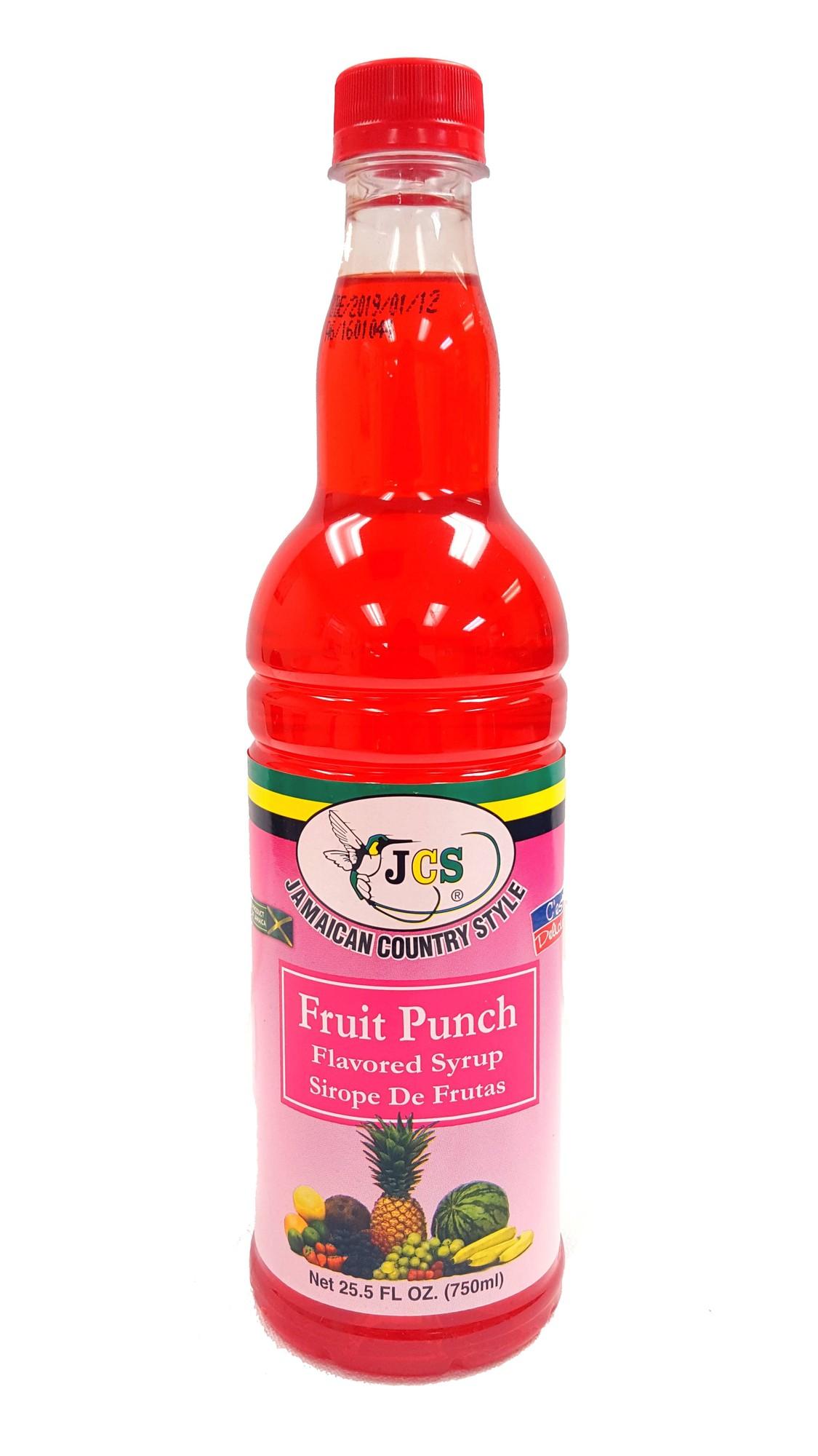 JCS Fruit Punch Syrup 25 Oz