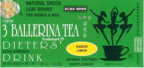 3 Ballerina Herbal Tea Lemon 1.88oz