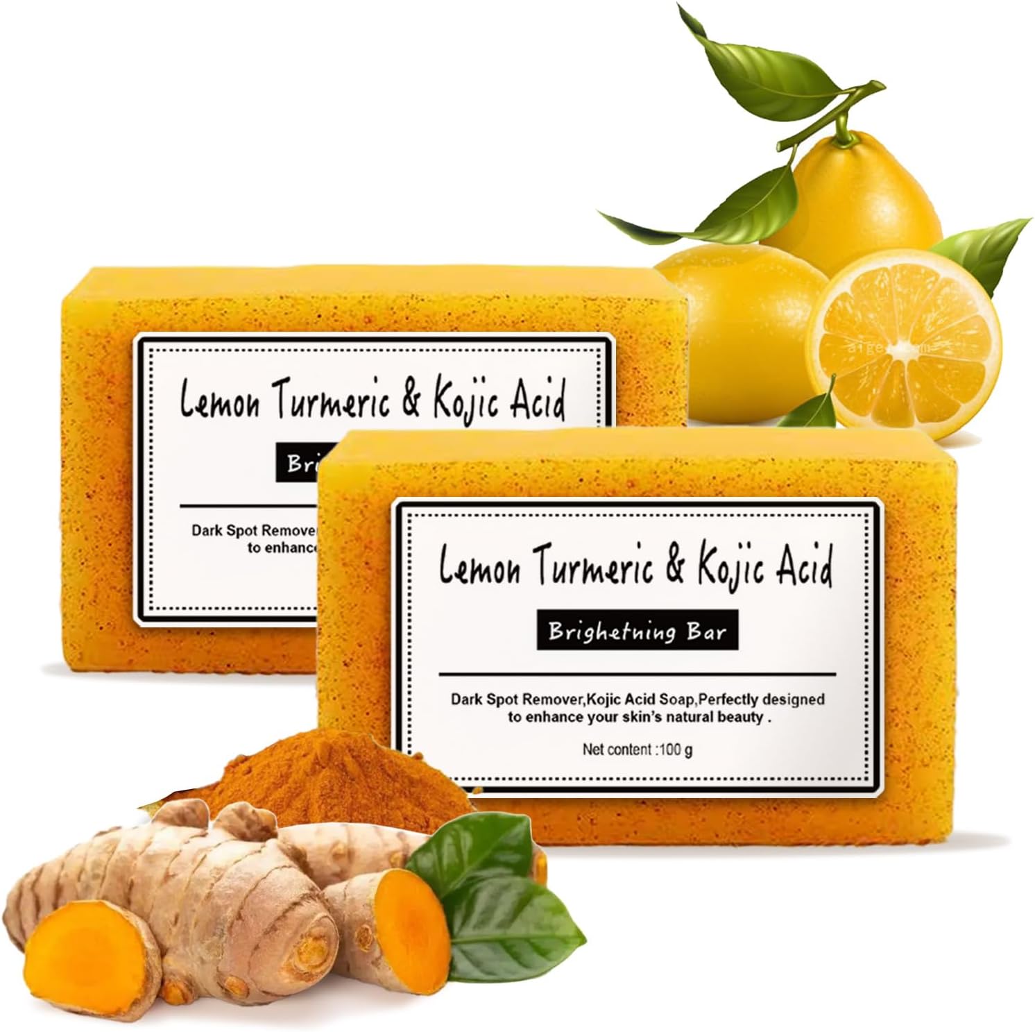 Turmeric and Kojic Acid Soap 2pcs