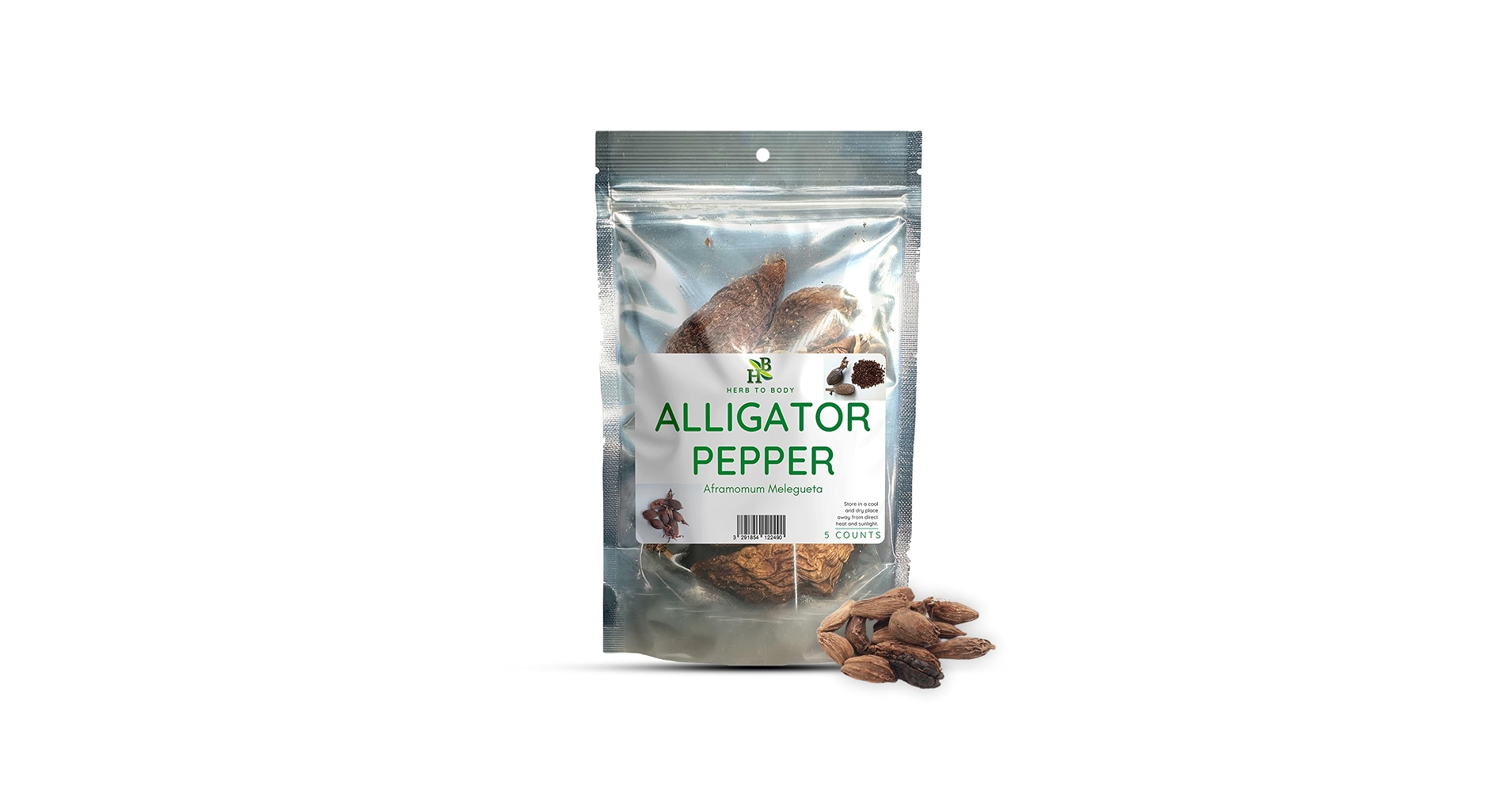 African Organic Alligator Pepper 1.41oz