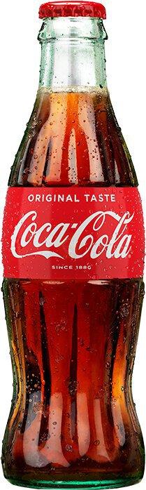 Coca Cola Bot Glass