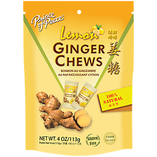 POP Ginger Chews Lemon 4oz
