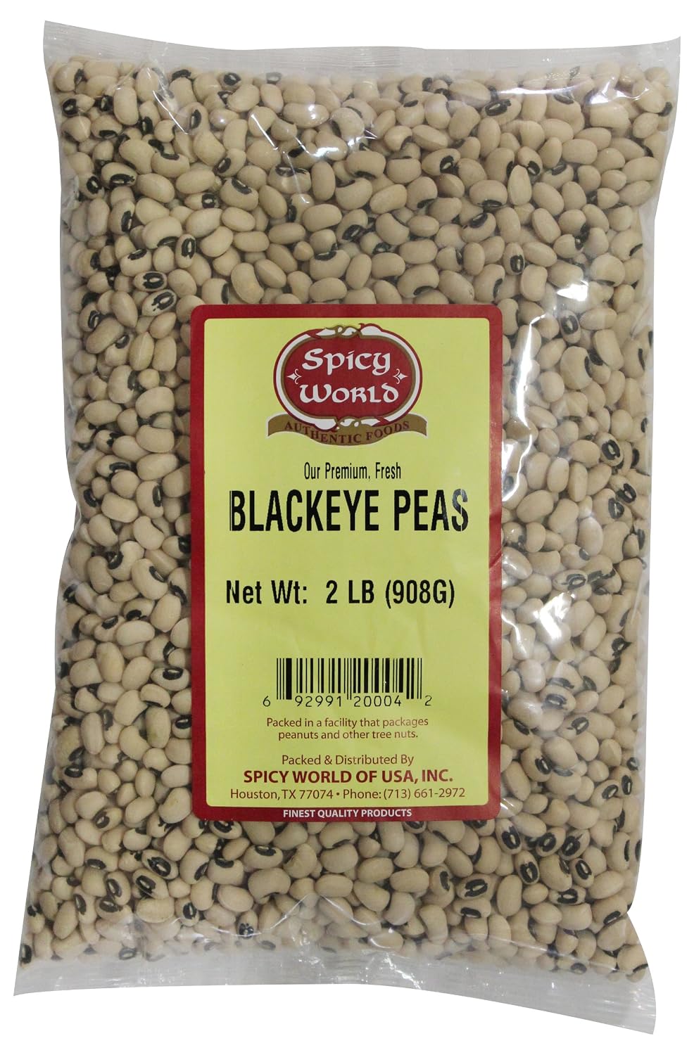 Spicy World Black Eye Peas 4 lbs