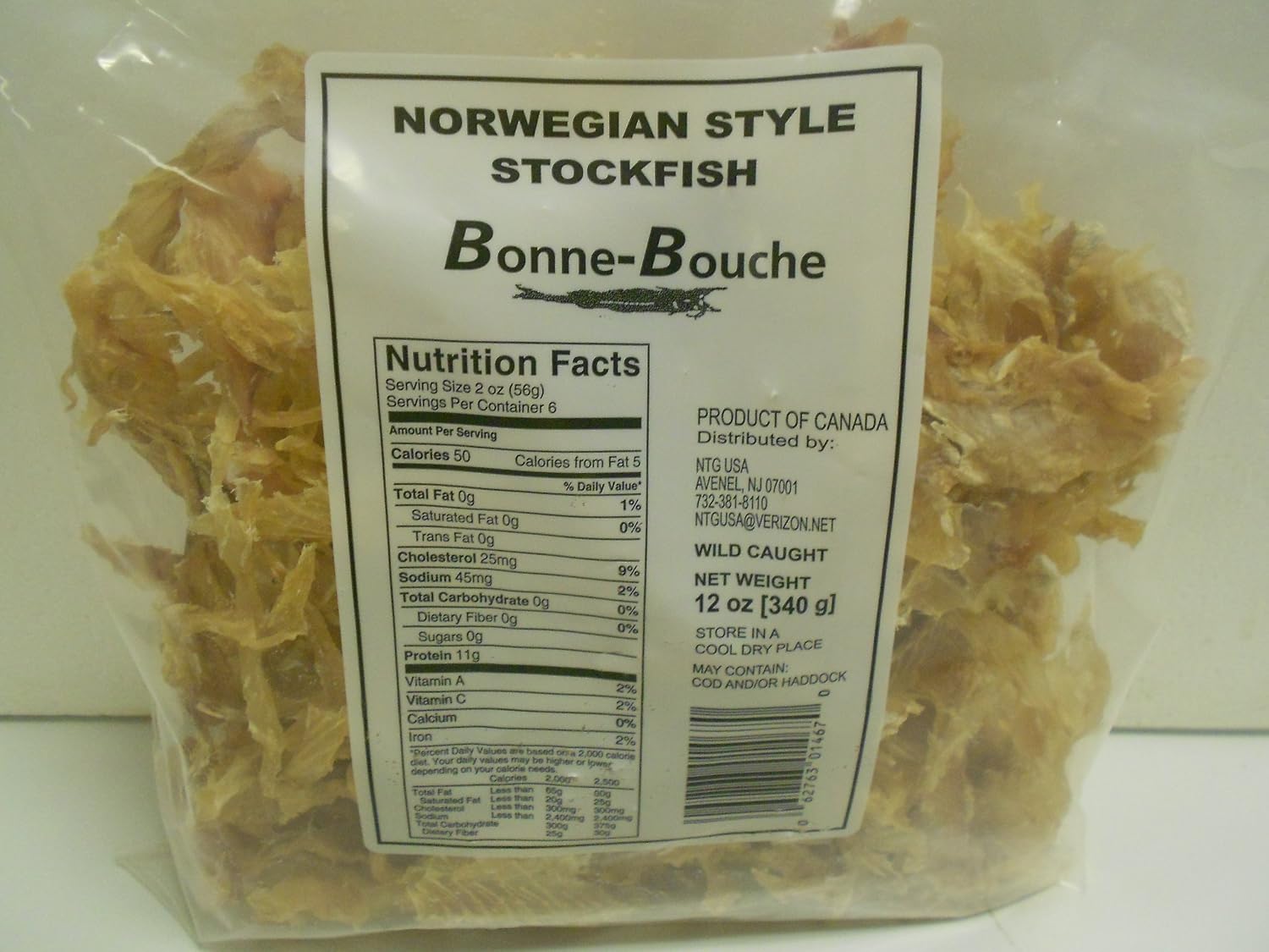 Norwegian Stockfish Bits 56g