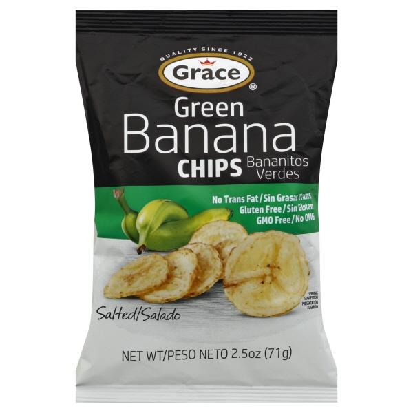 Grace Banana Chips Green 2.5oz