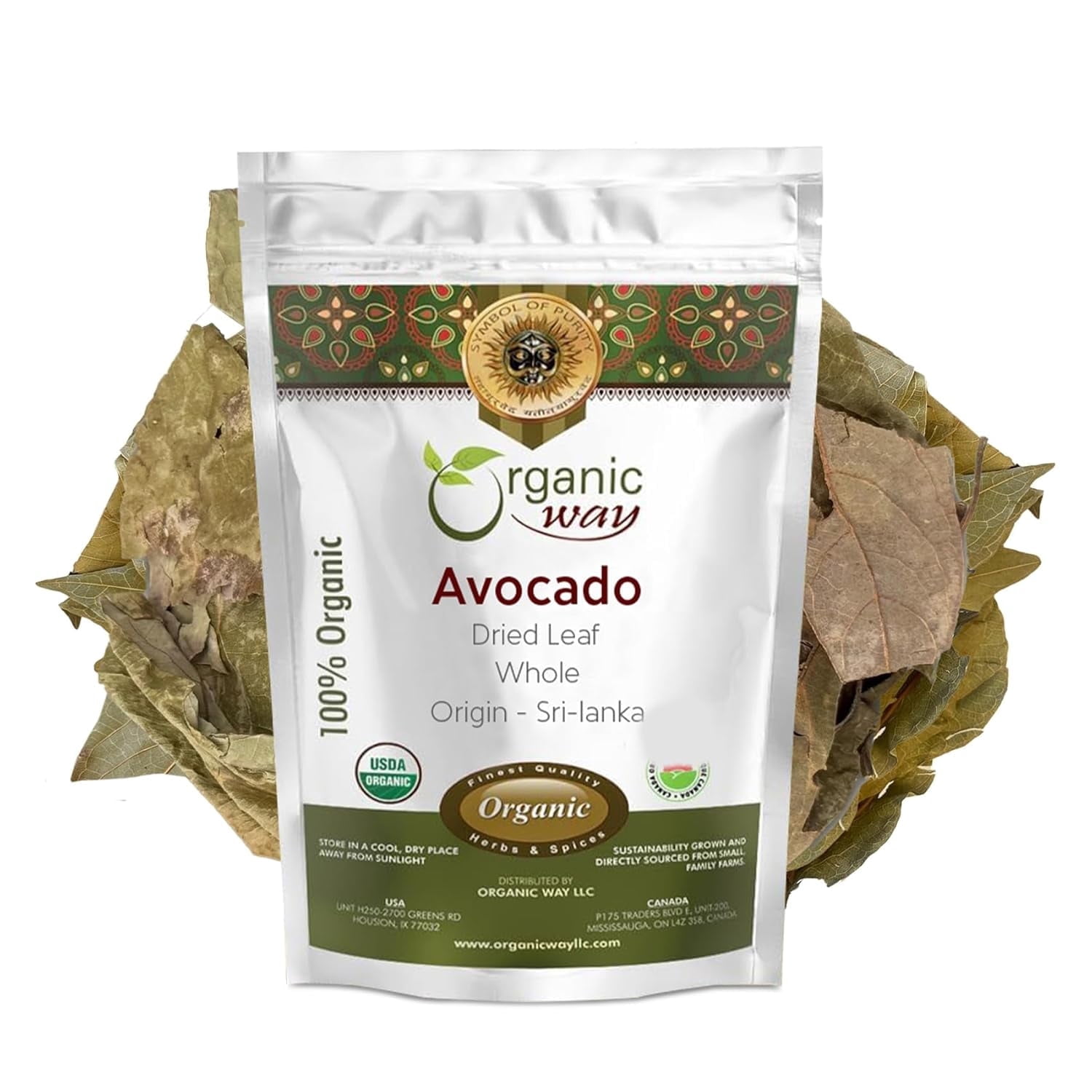 Organic Avocado Leaves