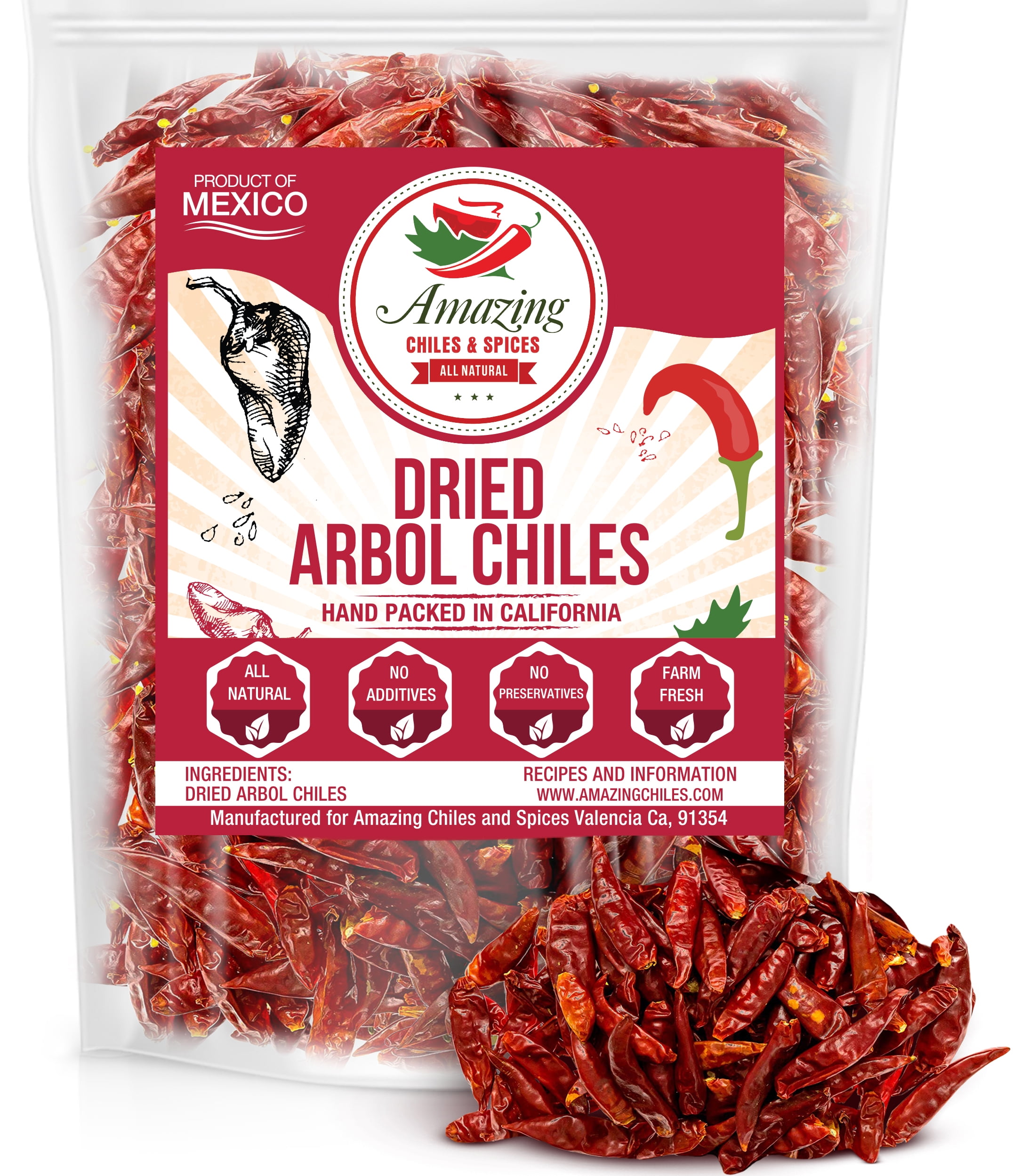 Dried Chile Arbol