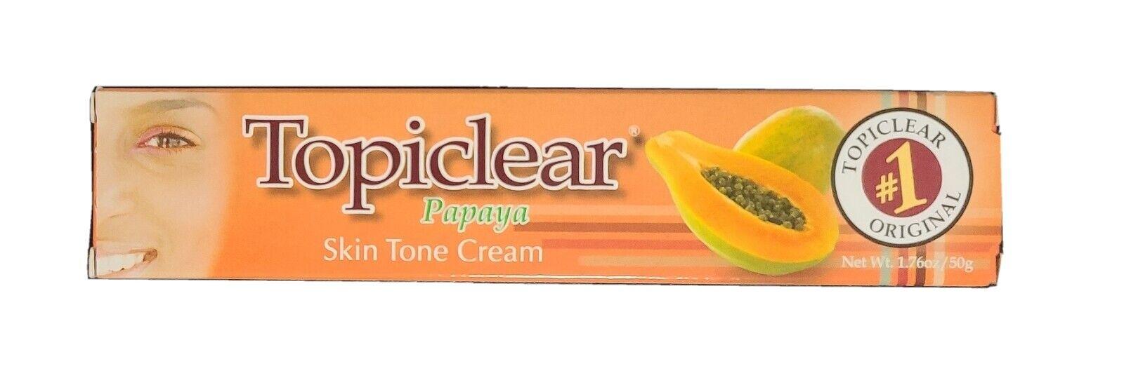Topiclear Skin Tone Papaya Cream 1.76oz