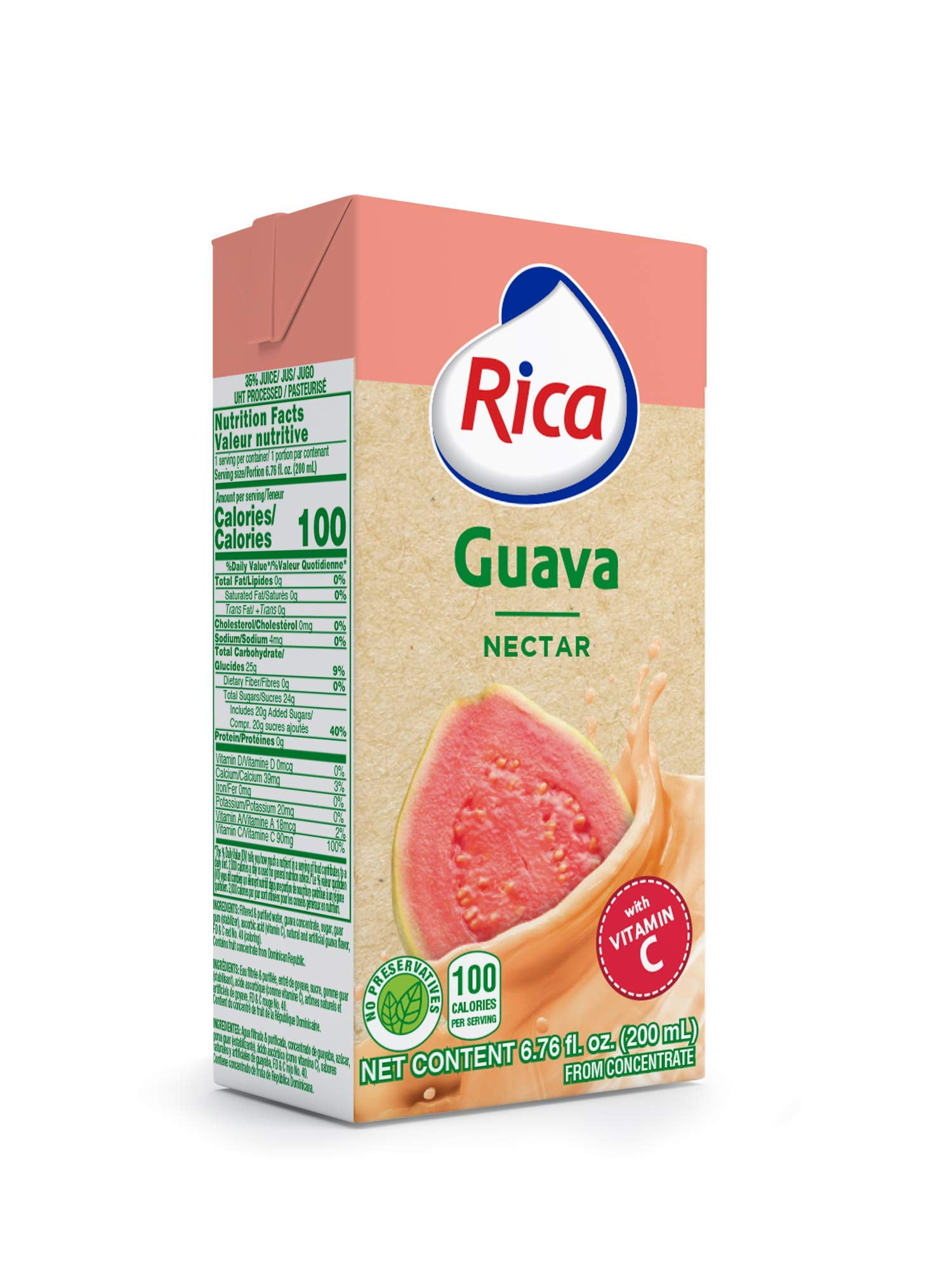 Rica guava nectar