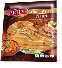 Pride Tandoori Naan Bread Whole Wheat 425g