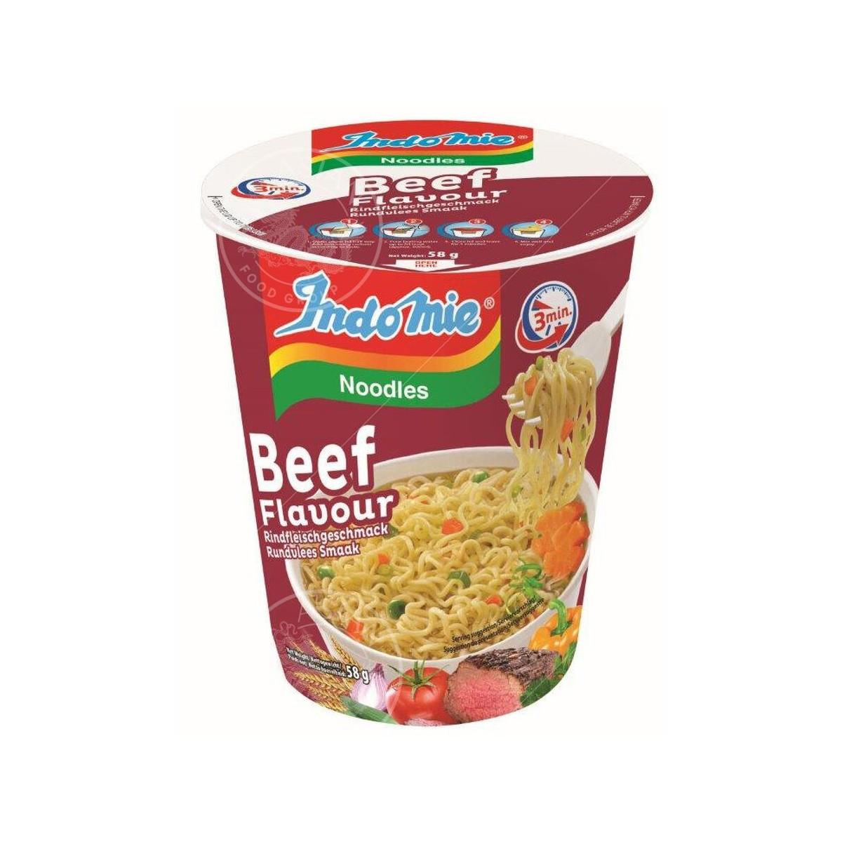 Indomie Cup Noodles Beef Flavor 60G