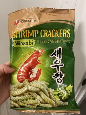 Nong Shim Shrimp Crackers Wasabi 75g