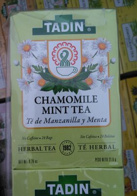 Tadin Herbal Tea Chamomile With Mint .76oz