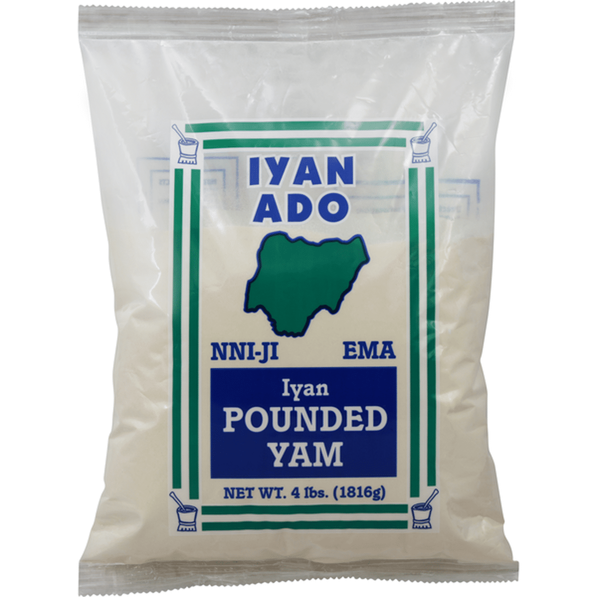 Iyan Ado Pounded Yam 4lb