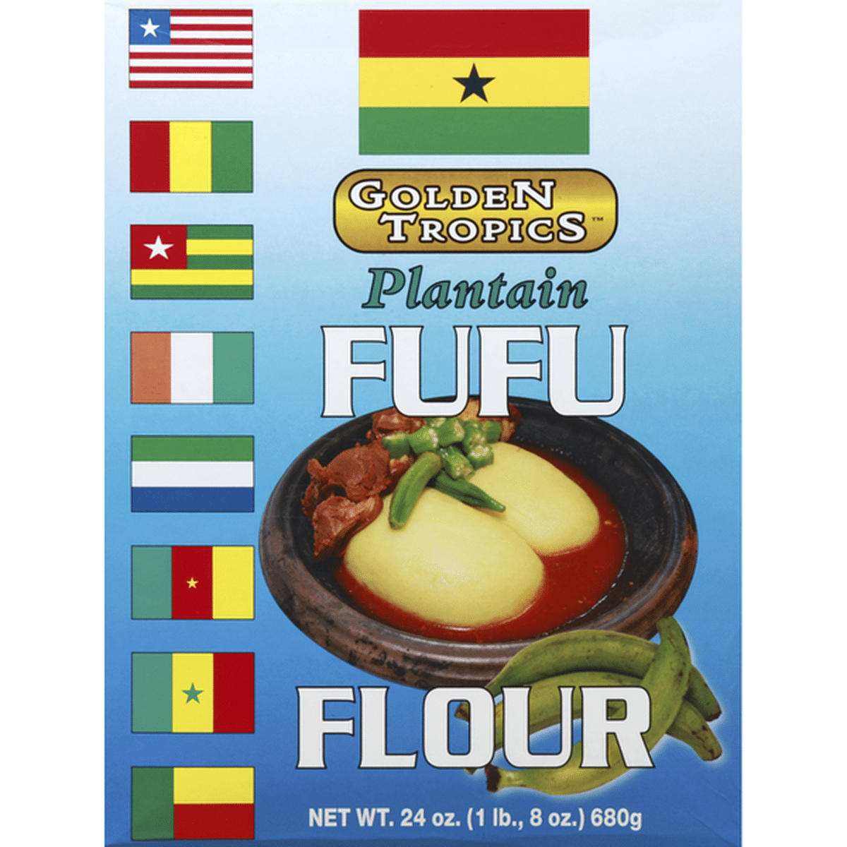 G Tropics Plantain Fufu Flour 24oz