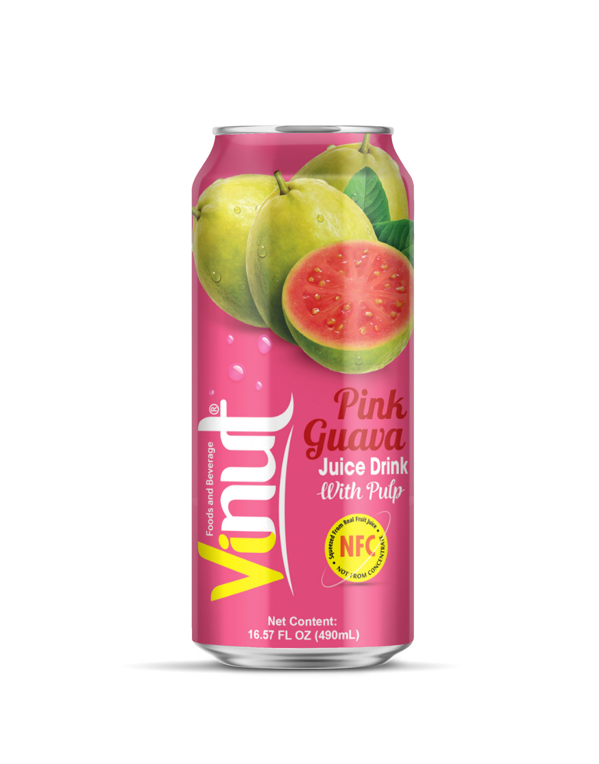 Vinut Pink Guava Pulp 16.57oz